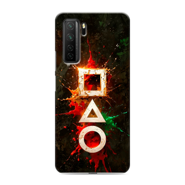 Силиконовый чехол на Huawei Honor 30S с принтом Squid Game Игра кальмара