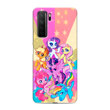 Силиконовый чехол на Huawei Honor 30S с принтом My little pony Дружба чудо