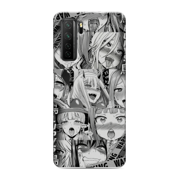 Силиконовый чехол на Huawei Honor 30S с принтом Ahegao Ахегао Аниме