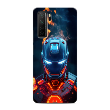 Силиконовый чехол на Huawei Honor 30S с принтом IronMan Железный человек