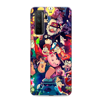 Силиконовый чехол на Huawei Honor 30S с принтом Gravity Falls Гравити Фолз