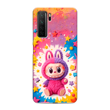 Силиконовый чехол на Huawei Honor 30S с принтом Labubu Лабубу