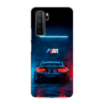 Силиконовый чехол на Huawei Honor 30S с принтом BMW БМВ