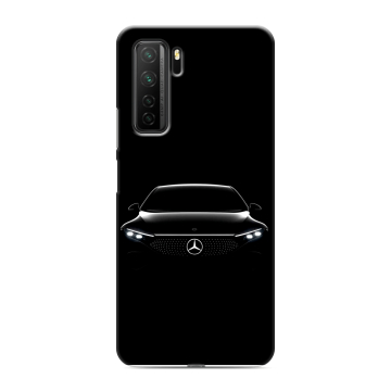Силиконовый чехол на Huawei Honor 30S с принтом Mercedes Мерседес