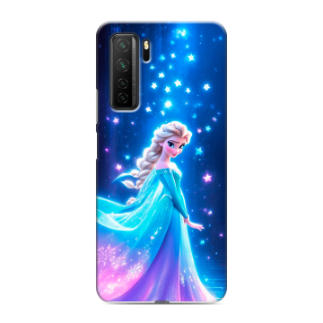 Силиконовый чехол на Huawei Honor 30S с принтом Холодное сердце Frozen