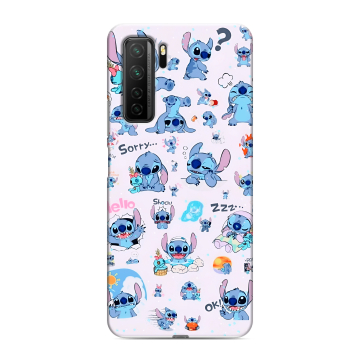 Силиконовый чехол на Huawei Honor 30S с принтом Лило и Стич Силиконовый чехол на Huawei Honor 30S с принтом Лило и Стич