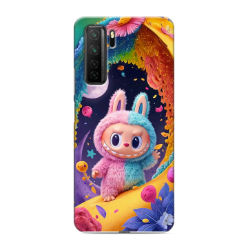 Силиконовый чехол на Huawei Honor 30S с принтом Labubu Лабубу