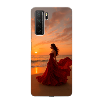 Силиконовый чехол на Huawei Honor 30S с принтом со своим фото