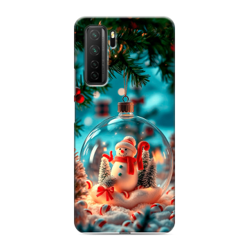 Силиконовый чехол на Huawei Honor 30S с принтом Новый год