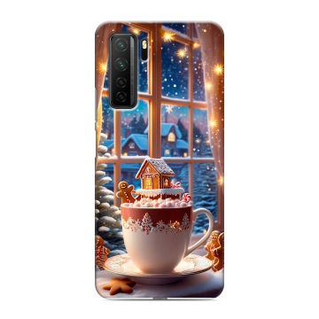 Силиконовый чехол на Huawei Honor 30S с принтом Новый год