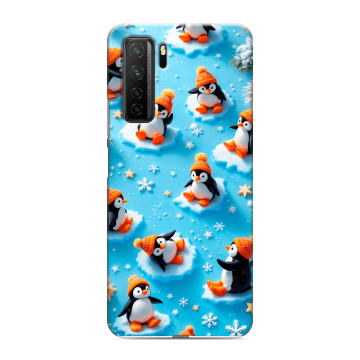 Силиконовый чехол на Huawei Honor 30S с принтом Новый год