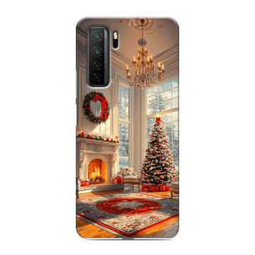 Силиконовый чехол на Huawei Honor 30S с принтом Новый год