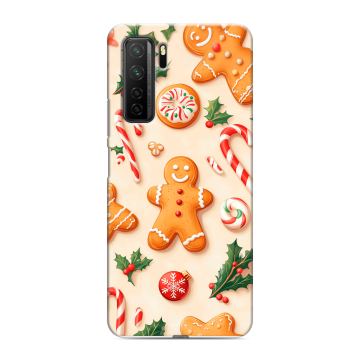 Силиконовый чехол на Huawei Honor 30S с принтом Новый год