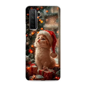 Силиконовый чехол на Huawei Honor 30S с принтом Новый год