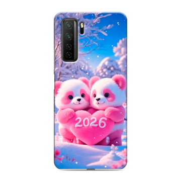 Силиконовый чехол на Huawei Honor 30S с принтом Новый год
