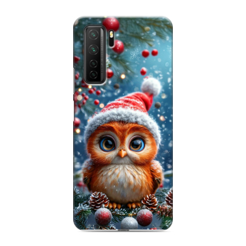 Силиконовый чехол на Huawei Honor 30S с принтом Новый год