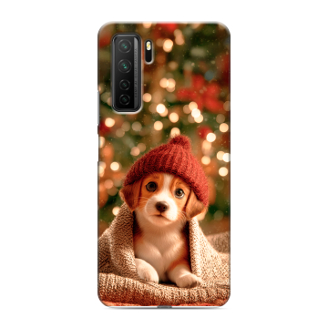 Силиконовый чехол на Huawei Honor 30S с принтом Новый год