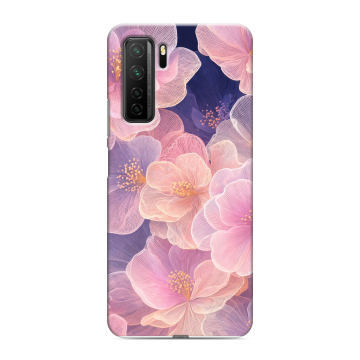 Силиконовый чехол на Huawei Honor 30S с принтом женский