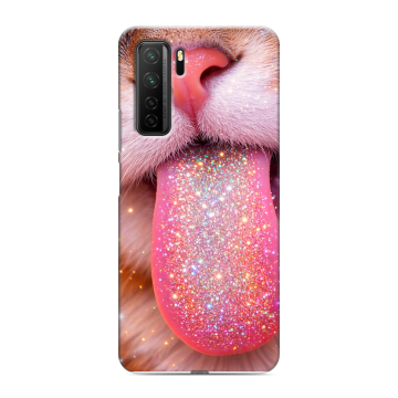 Силиконовый чехол на Huawei Honor 30S с принтом для девочек