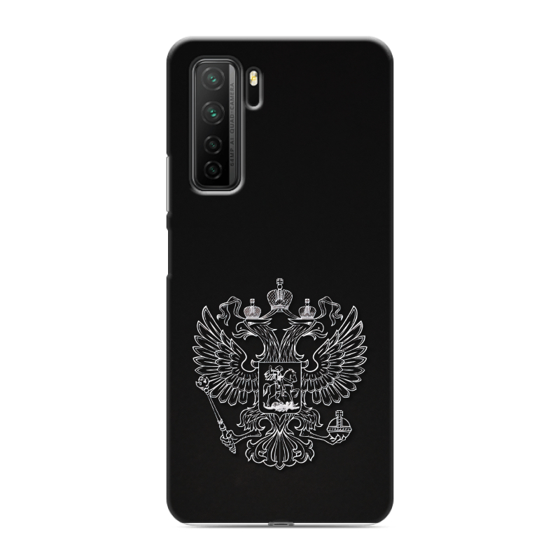 Силиконовый чехол на Huawei Honor 30S с принтом Герб России Силиконовый чехол на Huawei Honor 30S с принтом Герб России