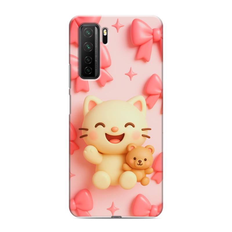 Силиконовый противоударный чехол на Huawei Honor 30S с принтом для девочек Силиконовый противоударный чехол на Huawei Honor 30S с принтом для девочек