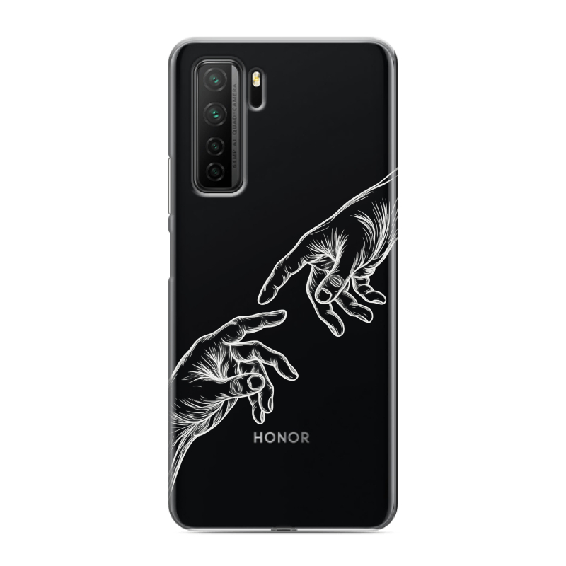 Силиконовый чехол на Huawei Honor 30S с принтом Сотворение мира Силиконовый чехол на Huawei Honor 30S с принтом Сотворение мира