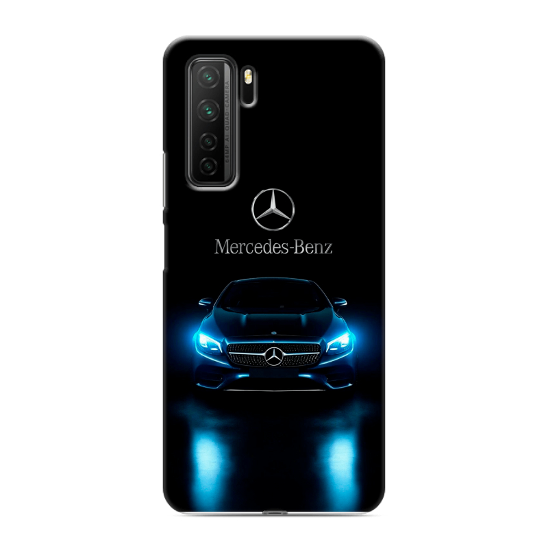 Силиконовый противоударный чехол на Huawei Honor 30S с принтом Mercedes Мерседес Силиконовый противоударный чехол на Huawei Honor 30S с принтом Mercedes Мерседес