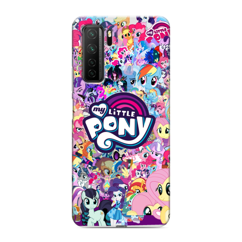 Силиконовый чехол на Huawei Honor 30S с принтом My little pony Дружба чудо Силиконовый чехол на Huawei Honor 30S с принтом My little pony Дружба чудо