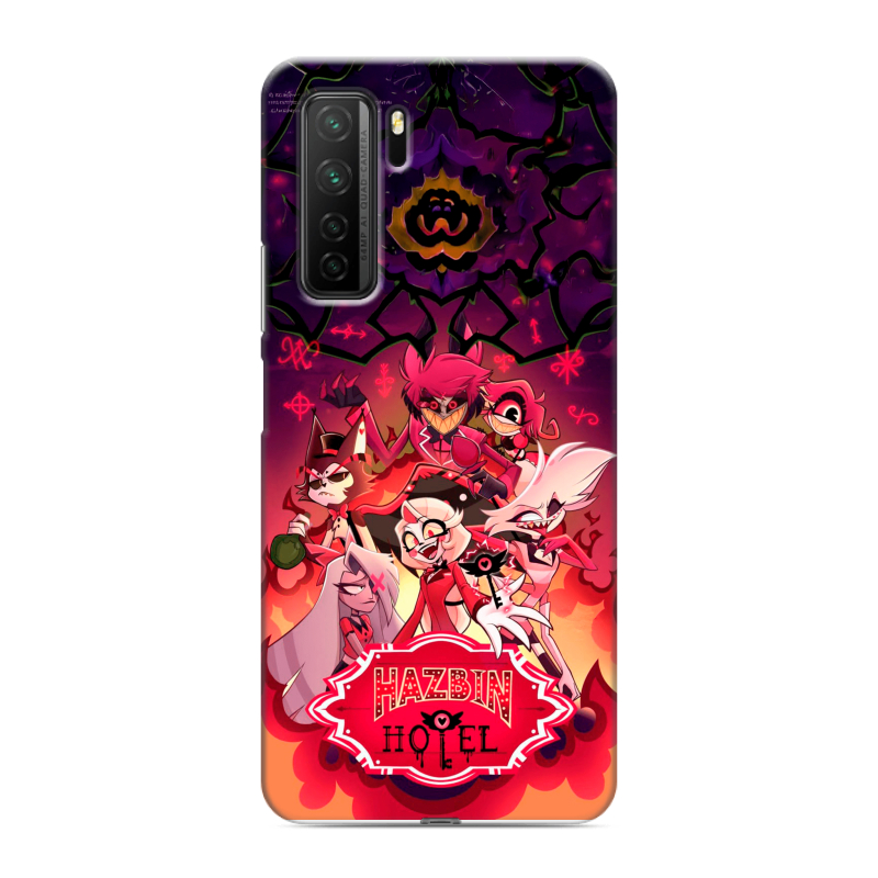 Силиконовый чехол на Huawei Honor 30S с принтом Hazbin Hotel Отель Хазбин Силиконовый чехол на Huawei Honor 30S с принтом Hazbin Hotel Отель Хазбин