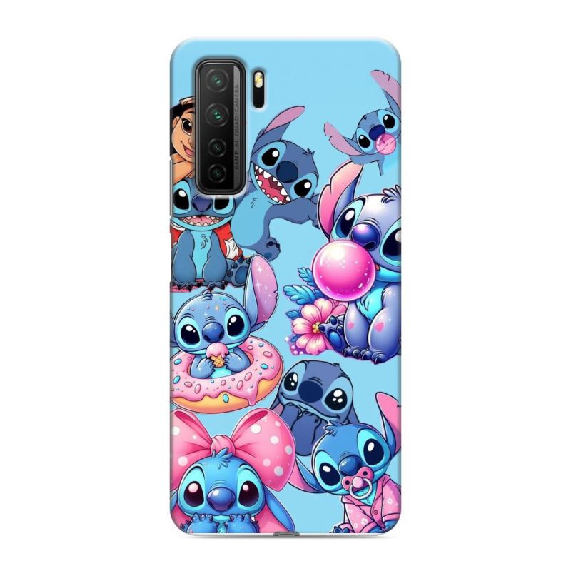 Силиконовый чехол на Huawei Honor 30S с принтом Лило и Стич Силиконовый чехол на Huawei Honor 30S с принтом Лило и Стич
