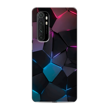 Силиконовый чехол на Xiaomi Mi Note 10 Lite с принтом Геометрия неона Силиконовый чехол на Xiaomi Mi Note 10 Lite с принтом Геометрия неона