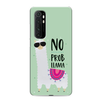 Силиконовый чехол на Xiaomi Mi Note 10 Lite с принтом Лама Силиконовый чехол на Xiaomi Mi Note 10 Lite с принтом Лама