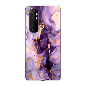 Силиконовый чехол на Xiaomi Mi Note 10 Lite с принтом Мрамор