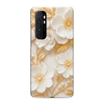 Силиконовый чехол на Xiaomi Mi Note 10 Lite с принтом Цветы