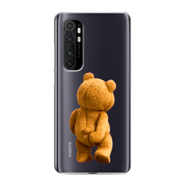 Силиконовый чехол на Xiaomi Mi Note 10 Lite с принтом Медведь