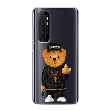 Силиконовый чехол на Xiaomi Mi Note 10 Lite с принтом Плюшевый медведь Силиконовый чехол на Xiaomi Mi Note 10 Lite с принтом Плюшевый медведь
