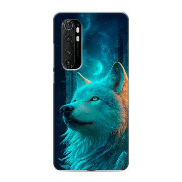 Силиконовый чехол на Xiaomi Mi Note 10 Lite с принтом бабочки саккура