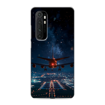 Силиконовый чехол на Xiaomi Mi Note 10 Lite с принтом самолет Силиконовый чехол на Xiaomi Mi Note 10 Lite с принтом самолет