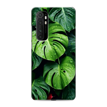 Силиконовый чехол на Xiaomi Mi Note 10 Lite с принтом Листья Силиконовый чехол на Xiaomi Mi Note 10 Lite с принтом Листья