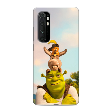Силиконовый чехол на Xiaomi Mi Note 10 Lite с принтом Шрек Shrek Силиконовый чехол на Xiaomi Mi Note 10 Lite с принтом Шрек Shrek