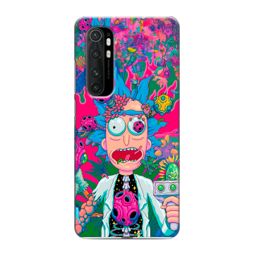 Силиконовый чехол на Xiaomi Mi Note 10 Lite с принтом Рик и Морти Rick Morty Силиконовый чехол на Xiaomi Mi Note 10 Lite с принтом Рик и Морти Rick Morty