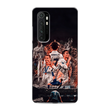 Силиконовый чехол на Xiaomi Mi Note 10 Lite с принтом Реал Роналдо Real Ronaldo Силиконовый чехол на Xiaomi Mi Note 10 Lite с принтом Реал Роналдо Real Ronaldo