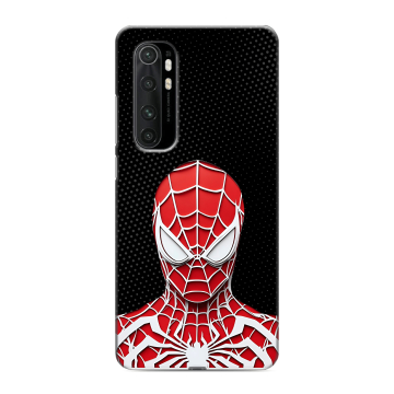 Силиконовый чехол на Xiaomi Mi Note 10 Lite с принтом человек паук spiderman