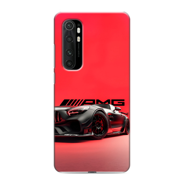 Силиконовый чехол на Xiaomi Mi Note 10 Lite с принтом Мерседес Mercedes AMG Силиконовый чехол на Xiaomi Mi Note 10 Lite с принтом Мерседес Mercedes AMG