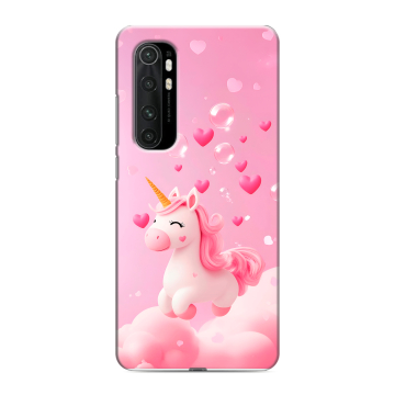 Силиконовый чехол на Xiaomi Mi Note 10 Lite с принтом Единорог