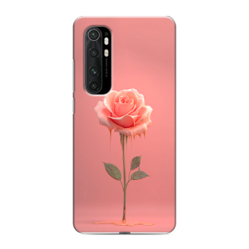 Силиконовый чехол на Xiaomi Mi Note 10 Lite с принтом Розовая роза Силиконовый чехол на Xiaomi Mi Note 10 Lite с принтом Розовая роза