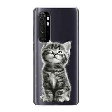 Силиконовый чехол на Xiaomi Mi Note 10 Lite с принтом Котенок Силиконовый чехол на Xiaomi Mi Note 10 Lite с принтом Котенок