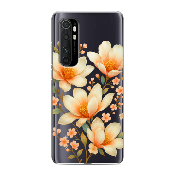 Силиконовый чехол на Xiaomi Mi Note 10 Lite с принтом Цветы Силиконовый чехол на Xiaomi Mi Note 10 Lite с принтом Цветы