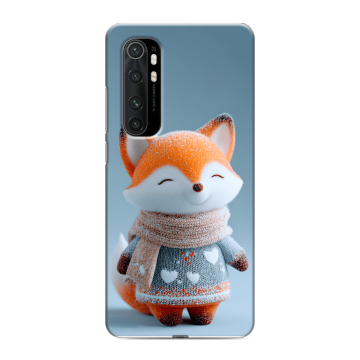 Силиконовый чехол на Xiaomi Mi Note 10 Lite с принтом Лиса Силиконовый чехол на Xiaomi Mi Note 10 Lite с принтом Лиса