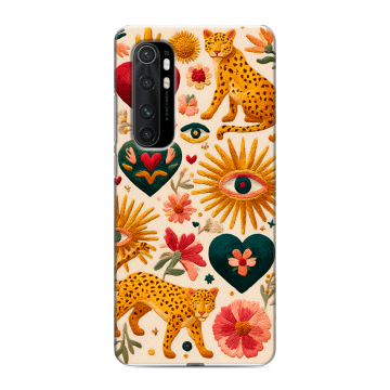 Силиконовый чехол на Xiaomi Mi Note 10 Lite с принтом Модный принт Силиконовый чехол на Xiaomi Mi Note 10 Lite с принтом Модный принт